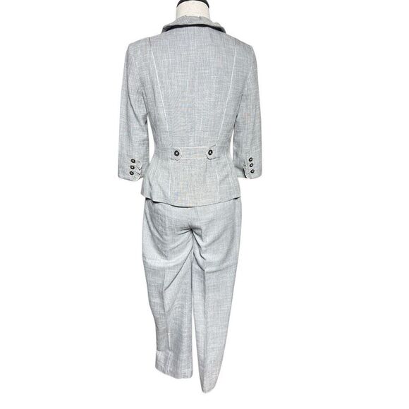 White House Black Market Grey 2pc Business Suit Size 0/2 - Picture 3 of 4